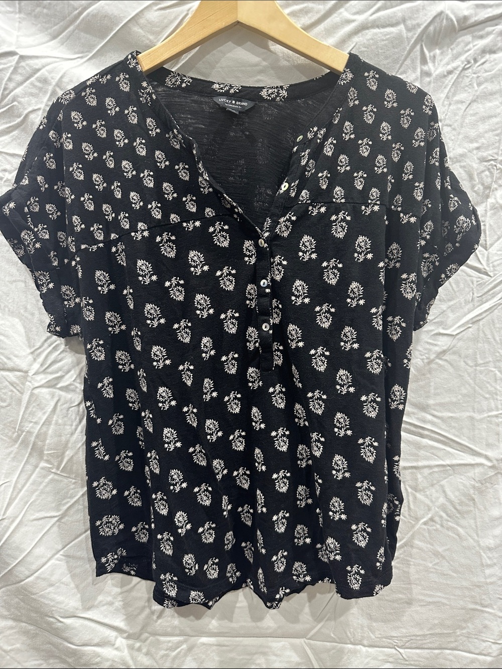 Lucky Brans Short Sleeve Top